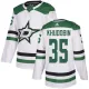 Men's Dallas Stars #35 Anton Khudobin White Stitched NHL Jersey