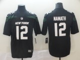 Men's New York Jets #12 Namath Black Vapor Untouchable Limited Stitched Jersey