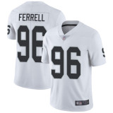 Nike Oakland Raiders #96 Clelin Ferrell White Men's Stitched NFL Vapor Untouchable Limited Jersey