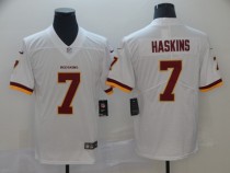 Men's Nike Washington Redskins #7 Haskins White Vapor Untouchable Limited Jersey