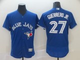 MLB Toronto Blue Jays #27 Guerrero Jr Blue Elite Men Jersey