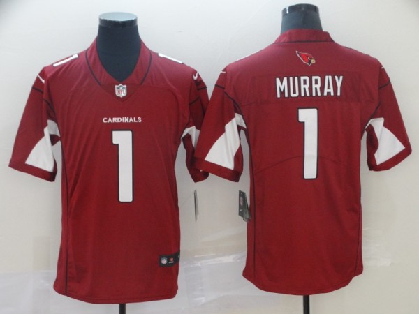 NFL Arizona Cardinals #1 Murray Red Vapor Untouchable Limited Player Jersey