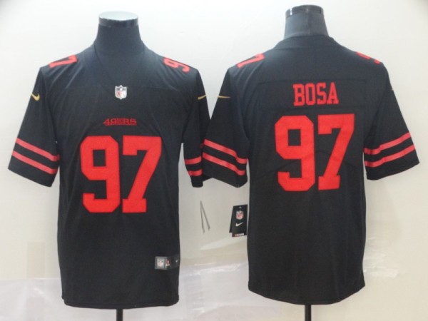 Nike San Francisco 49ers #97 Nick Bosa Black Vapor Untouchable Limited Jersey