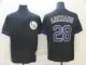 Men's Colorado Rockies #28 Nolan Arenado Black Thowback Mens Jersey
