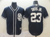 MLB San Diego Padres #23 Tatis Jr. Blue Game Men's Jersey