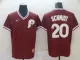 MLB Philadelphia Phillies #20 Schmidt Red Thowback Mens Jersey