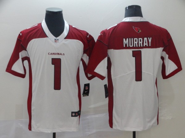 NFL Arizona Cardinals #1 Murray White Vapor Untouchable Limited Player Jersey