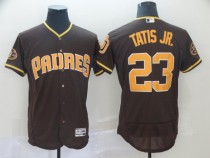 MLB San Diego Padres #23 Tatis Jr. Brown Elite Men's Jersey