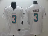 NFL Miami Dolphins #3 Rosen Aqua Vapor Untouchable White Limited Jersey