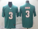NFL Miami Dolphins #3 Rosen Aqua Vapor Untouchable Aqua Green Limited Jersey