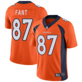 Nike Denver Broncos #87 Noah Fant Orange Alternate Vapor Untouchable Limited Player NFL Jersey