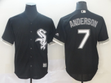 MLB Chicago White Sox #7 Anderson Black Game Mens Jersey