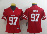 Women Nike San Francisco 49ers #97 Nick Bosa Red Vapor Untouchable Limited Jersey