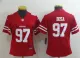 Women Nike San Francisco 49ers #97 Nick Bosa Red Vapor Untouchable Limited Jersey