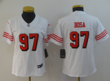 Women Nike San Francisco 49ers #97 Bosa White Color Rush Limited Jersey