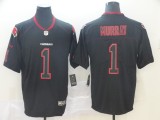 NFL Arizona Cardinals #1 Murray Lights Out Black Color Rush Limited Jersey