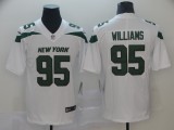 Men's New York Jets #95 Williams Black Vapor Untouchable Limited Stitched Jersey