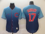 MLB Chicago Cubs #17 Bryant Blue Fadeaway Mens Jersey