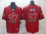 Nike San Francisco 49ers #97 Nick Bosa Red Drift Fashion Color Rush Limited Jersey