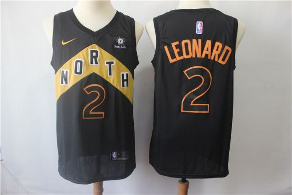 NBA Raptors 2 Kawhi Leonard Black City Edition Nike Mens Jersey