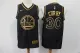 NBA Warriors 30 Stephen Curry Black Gold Nike Men Jersey