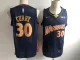 NBA Warrior 30 Stephen Curry Navy Nike Throwback Men Jersey