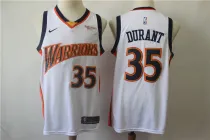 NBA Warrior 35 Kevin Durant White Nike Throwback Men Jersey