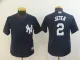 Youth New York Yankees #2 Jeter Blue MLB Jersey