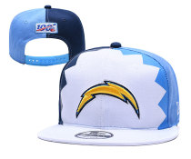 2019 San Diego Chargers White With Blue Snapbacks