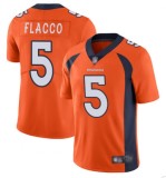 Youth Denver Broncos #5 Joe Flacco Orange Alternate Vapor Untouchable Limited Player NFL Jersey