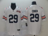 Men's Chicago Bears #29 Cohen White 2019 100th Season Limited Stitched NFL Jersey