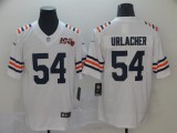 Men's Chicago Bears #54 Urlacher White 2019 100th Season Limited Stitched NFL Jersey