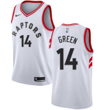 Raptors #14 Danny Green White Basketball Swingman Association Edition Jersey