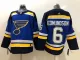 NHL Blues 6 Joel Edmundson Adidas Blue Men Jersey