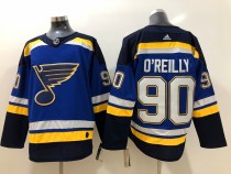 NHL Blues 90 Ryan O'Reilly Adidas Blue Men Jersey