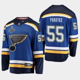 NHL Blues Colton Parayko 2019 Stanley Cup Champions Home Adidas Men Jersey