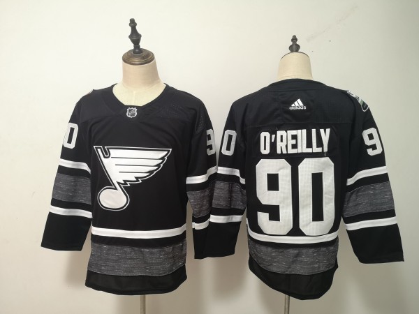 NHL Blues 90 Ryan O'Reilly Black 2019 All-Star Game Adidas Men Jersey