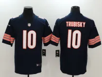 New Nike Chicago Bears 10 Trubisky Navy Blue 2017 Vapor Untouchable Limited Jersey