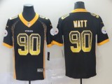 Nike 2018 Pittsburgh Steelers #90 Watt Drift Fashion Color Rush Limited Jersey