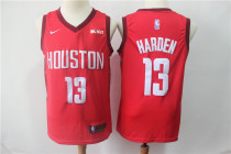 NBA Rockets 13 James Harden Red Earned Edition Nike Men Jersey