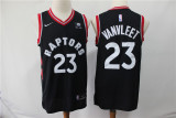 Men's Nike Toronto Raptors #23 Fred Vanvleet Black Basketball Swingman Statement Edition Jersey