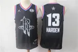 NBA Rockets 13 James Harden Black 2019 All-Star Game Men Jersey