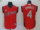 American League  #4 Springer  Red 2019 MLB All-Star Game Workout Jersey