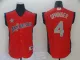 American League  #4 Springer  Red 2019 MLB All-Star Game Workout Jersey