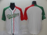 Los Angeles Dodgers White Mexican Heritage Culture Night Mexico Blank Jersey 