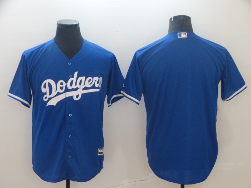 US 23.00 MLB Los Angeles Dodgers Blank Blue Mens Jersey www