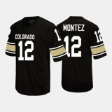 NCAA Colorado Buffaloes #12 Steven Montez Black Throwback Jersey