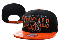 NFL Cincinnati Bengals Black Snapback Hats