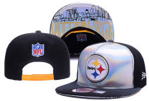 NFL Pittsburgh Steelers Grey Fashion Snapbacks Hats
