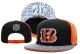 NFL Cincinnati Bengals Black Snapback Hats